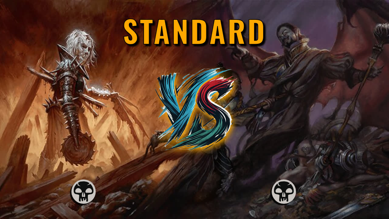 Watch MTG Arena Standard Video - Mono Black Midrange by Numbskull VS Mono Black Aggro by Reanimation - 498066