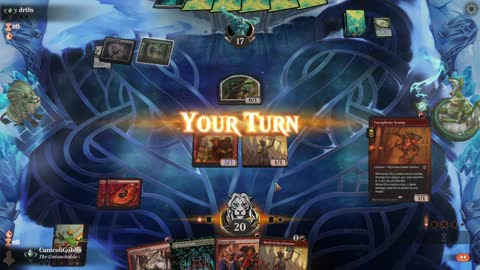 Watch MTG Arena Video Replay - Mono Red Aggro by CunicoliGoblin VS Simic Control by dr0is - Traditional Historic Ranked