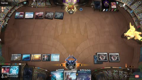 Watch MTG Arena Video Replay - Azorius Midrange by DamienF16 VS Jeskai Aggro by Soptrup - Standard Tournament Match