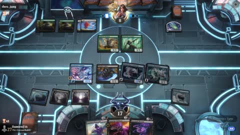 Watch MTG Arena Video Replay - Sultai Midrange by DamienF16 VS Selesnya Midrange by theo_jung - Premier Draft
