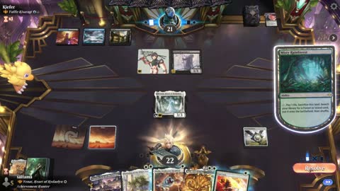 Watch MTG Arena Video Replay - Venat, Heart of Hydaelyn // Hydaelyn, the Mothercrystal by saitama VS Yuriko, the Tiger's Shadow by Kiefer - Historic Brawl