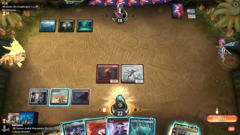 Watch MTG Arena Video Replay - Narset, Jeskai Waymaster by saitama VS Kotis, the Fangkeeper by ECH - MWM Brawl Builder