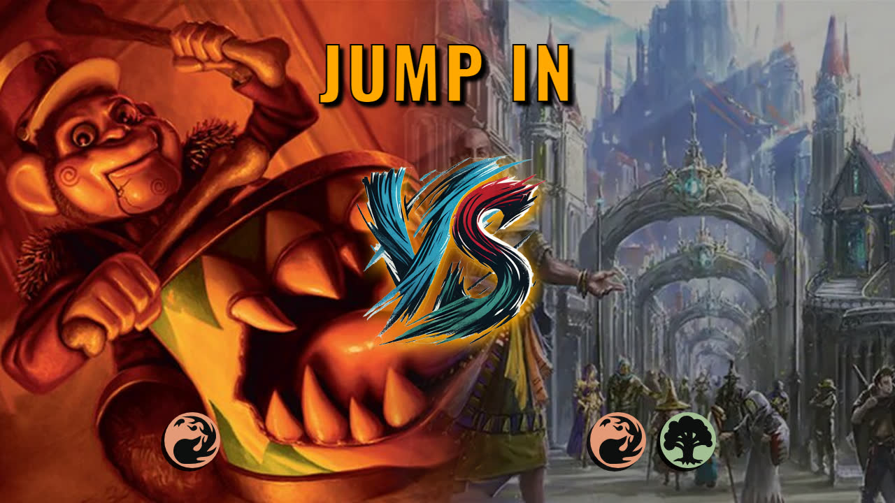Watch MTG Arena Jump In Video - Mono Red Aggro by Warped Concept VS Gruul Midrange by Riddul - 0139e8