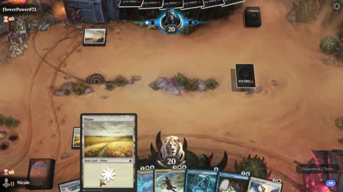 Watch MTG Arena Video Replay - Azorius Midrange by Nicole VS Selesnya Aggro by FlowerPower - Standard Play