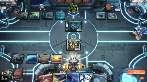 Watch MTG Arena Video Replay - Azorius Midrange by DamienF16 VS Simic Midrange by Drew311719 - Premier Draft