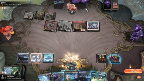 Watch MTG Arena Video Replay - Dimir Midrange by saitama VS Boros Aggro by garetz - Historic Play