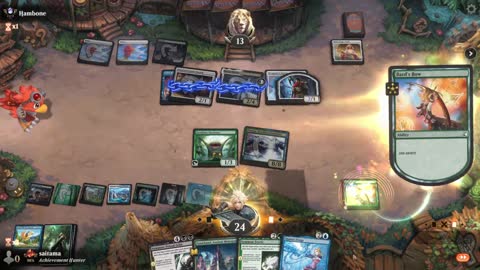Watch MTG Arena Video Replay - WUBG Midrange by saitama VS Orzhov Aggro by Hambone - Premier Draft