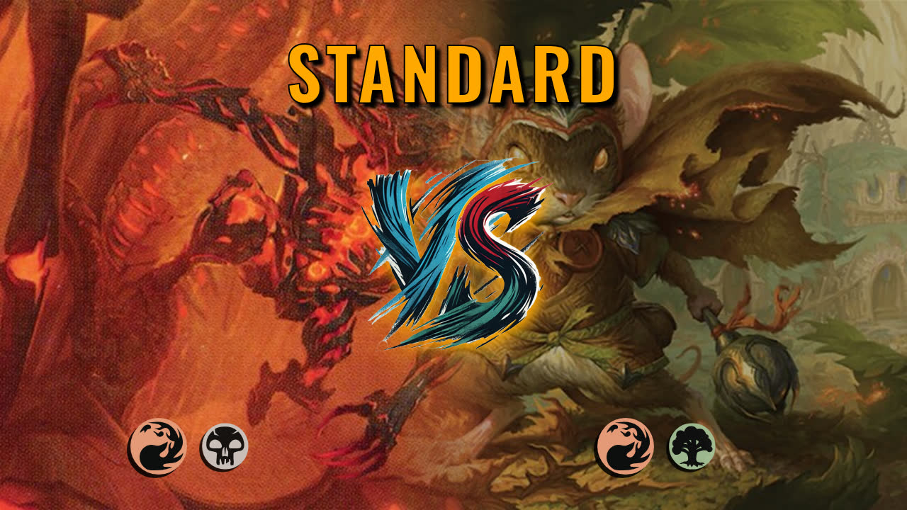 Watch MTG Arena Standard Video - Rakdos Aggro by Yhwach VS Gruul Aggro by Endovélico - 080548