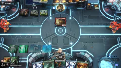 Watch MTG Arena Video Replay - Simic Midrange by saitama VS Gruul Aggro by Xyxcxyz - Premier Draft