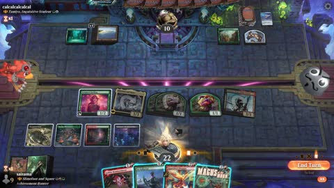 Watch MTG Arena Video Replay - Slimefoot and Squee by saitama VS Tamiyo, Inquisitive Student by calcalcalcalcal - Historic Brawl