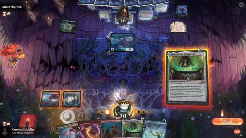 Watch MTG Arena Video Replay - Izzet Midrange by CunicoliGoblin VS Dimir Aggro by Aimerrhythm - Standard Play