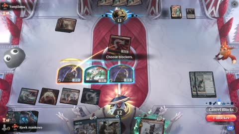 Watch MTG Arena Video Replay - Izzet Midrange by Hawk Atankewo VS Mono Red Aggro by YungLlama - Standard Ranked