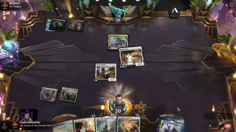 Watch MTG Arena Video Replay - Boros Aggro by CunicoliGoblin VS Simic Midrange by Regrow - Traditional Historic Ranked