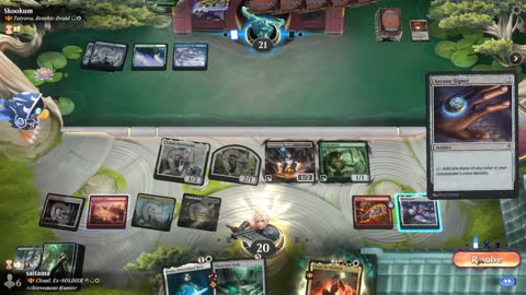 Watch MTG Arena Video Replay - Cloud, Ex-SOLDIER by saitama VS Tatyova, Benthic Druid by Skookum - Historic Brawl