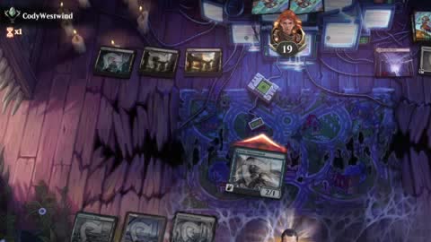 Watch MTG Arena Video Replay - Dimir Aggro by Yhwach VS Mono Black Control by CodyWestwind - Standard Ranked