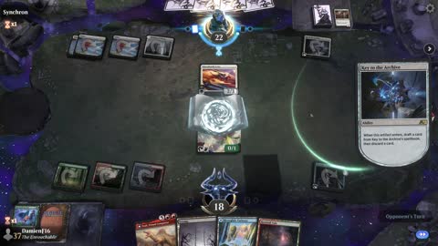 Watch MTG Arena Video Replay - Temur Midrange by DamienF16 VS Azorius Midrange by Synchron - Chromatic Cube Draft