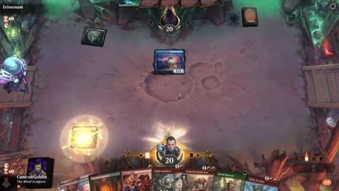 Watch MTG Arena Video Replay - Gruul Aggro by CunicoliGoblin VS Simic Aggro by Zeissenam - Traditional Historic Play