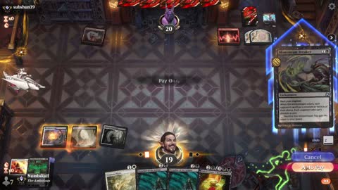 Watch MTG Arena Video Replay - Orzhov Midrange by Numbskull VS Jund Aggro by subshun39 - Traditional Standard Ranked