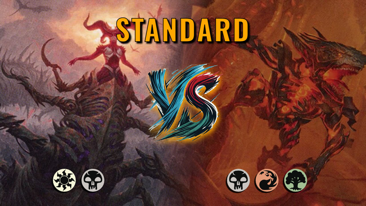 Watch MTG Arena Standard Video - Orzhov Midrange by Numbskull VS Jund Aggro by subshun39 - 5bef45