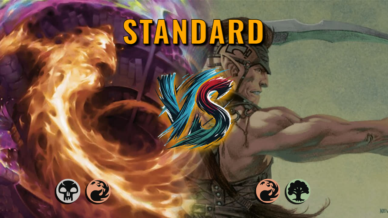 Watch MTG Arena Standard Video - Rakdos Midrange by HamHocks42 VS Gruul Midrange by Thompdawg - cd258e