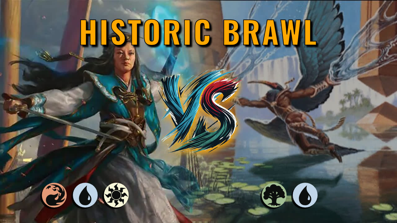 Watch MTG Arena Historic Brawl Video - Narset, Jeskai Waymaster by saitama VS A Nadu, Winged Wisdom by jeremy - 1604cb