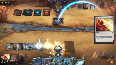 Watch MTG Arena Video Replay - Azorius Control by DamienF16 VS Izzet Midrange by norrph - Traditional Standard Ranked