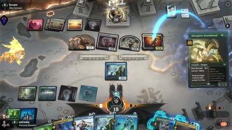 Watch MTG Arena Video Replay - UBRG Midrange by saitama VS Boros Aggro by bware - Premier Draft Ranked