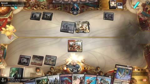 Watch MTG Arena Video Replay - Kellan, the Fae-Blooded // Birthright Boon by saitama VS Ketramose, the New Dawn by KrovaX - Historic Brawl
