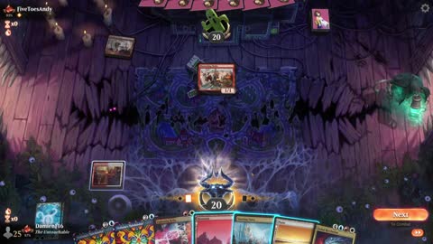 Watch MTG Arena Video Replay - Jeskai Control by DamienF16 VS Izzet Aggro by FiveToesAndy - Traditional Standard Ranked
