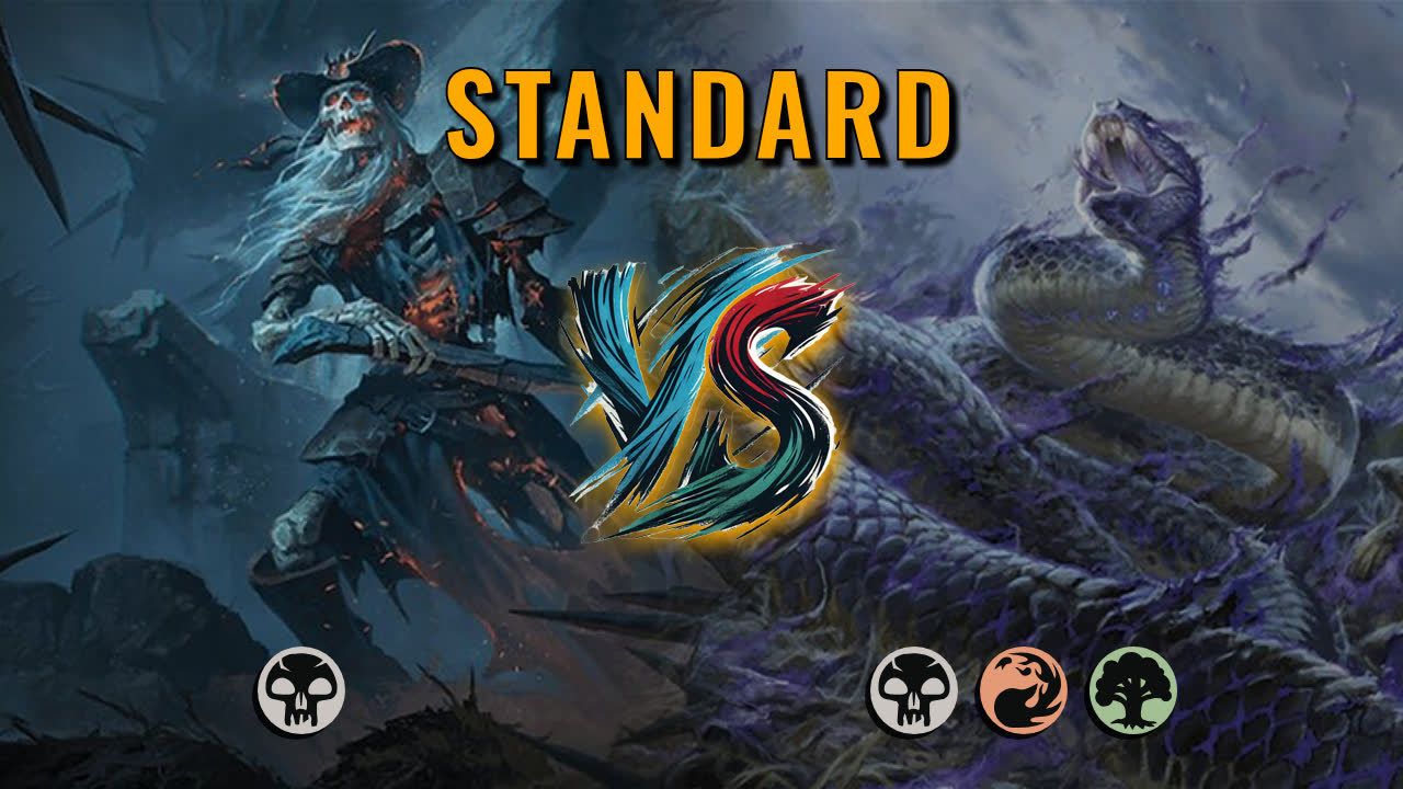 Watch MTG Arena Standard Video - Mono Black Aggro by Numbskull VS Jund Aggro by Switch - 65383c