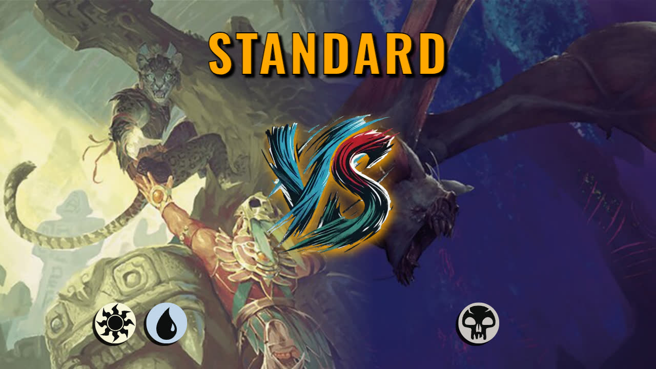 Watch MTG Arena Standard Video - Azorius Midrange by HamHocks42 VS Mono Black Aggro by Beeman - e11fae