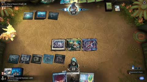Watch MTG Arena Video Replay - Derevi, Empyrial Tactician by saitama VS Uro, Titan of Nature's Wrath by yyxy - Historic Brawl