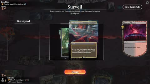 Watch MTG Arena Video Replay - Slimefoot and Squee by saitama VS Tamiyo, Inquisitive Student by Deadline - Historic Brawl