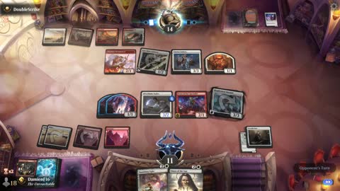 Watch MTG Arena Video Replay - Boros Aggro by DamienF16 VS Boros Midrange by DoubleStrike - Premier Draft