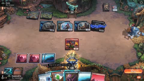 Watch MTG Arena Video Replay - Izzet Midrange by DamienF16 VS Dimir Aggro by Ayoo - Premier Draft