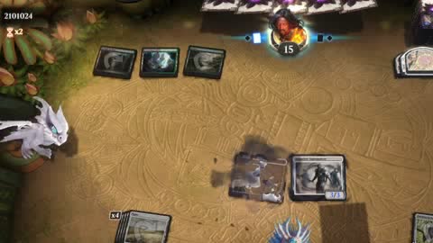 Watch MTG Arena Video Replay - Mono White Aggro by Khat VS Golgari Midrange by 2101024 - Pioneer Play