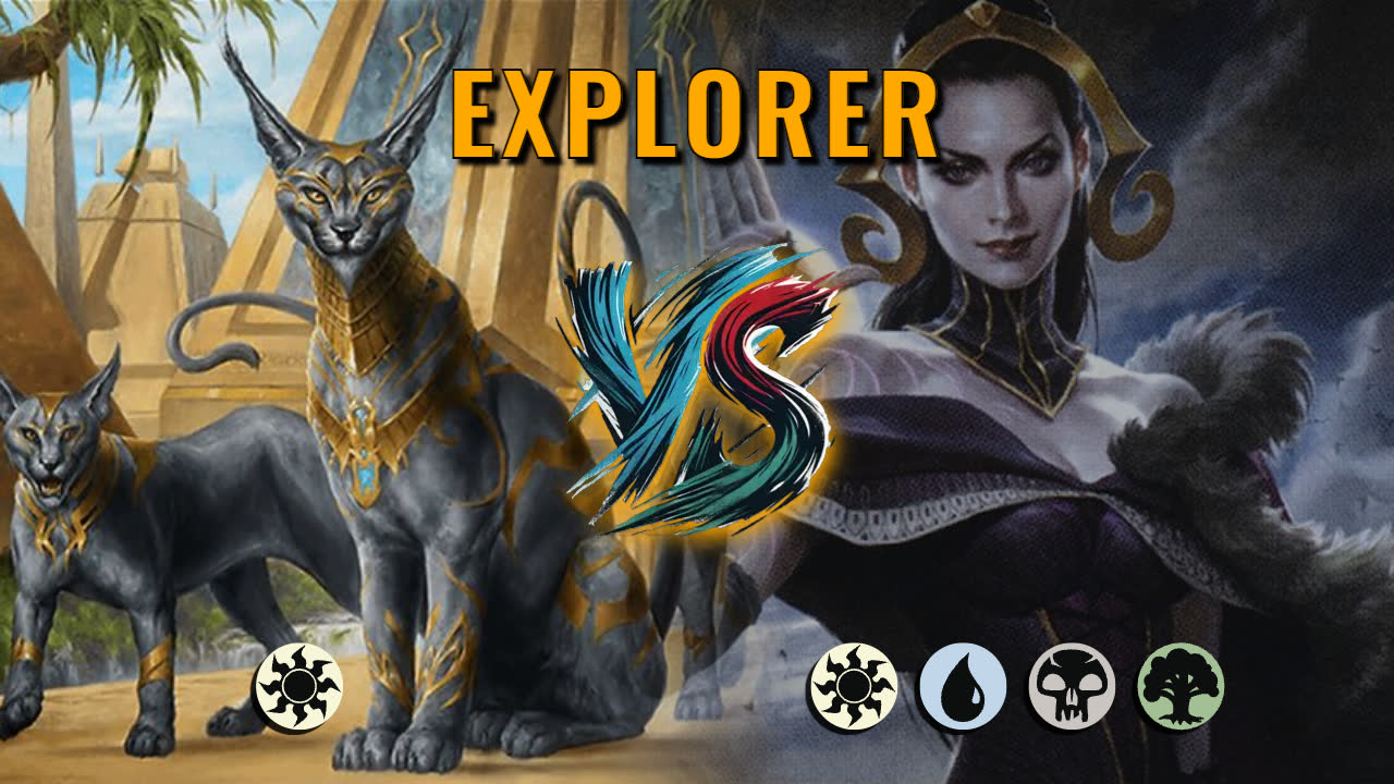 Watch MTG Arena Explorer Video - Mono White Aggro by Khat VS WUBG Control by EbTheStampede - f815ee