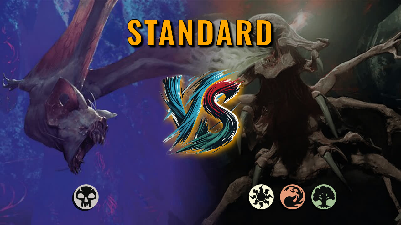 Watch MTG Arena Standard Video - Mono Black Aggro by Numbskull VS Naya Midrange by AgitatedFlappy - 48ef83