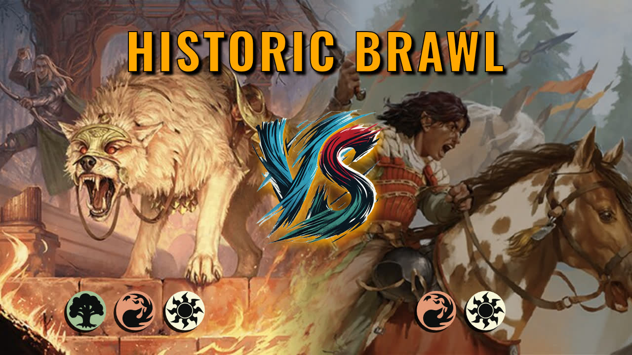 Watch MTG Arena Historic Brawl Video - Voja, Jaws of the Conclave by saitama VS Merry, Esquire of Rohan by Graphec - b02770