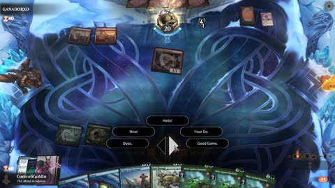 Watch MTG Arena Video Replay - Simic Midrange by CunicoliGoblin VS Mono Red Aggro by GANADORXD - MWM Historic Pauper