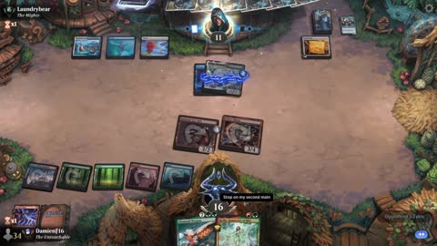 Watch MTG Arena Video Replay - Temur Midrange by DamienF16 VS Azorius Midrange by Laundrybear - Premier Draft
