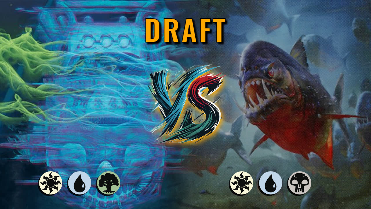 Watch MTG Arena Draft Video - Bant Midrange by Warped Concept VS Esper Aggro by Gangoon - 4bfc3c