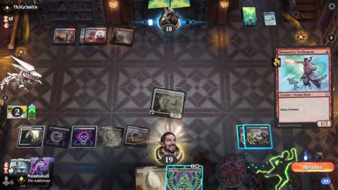 Watch MTG Arena Video Replay - Orzhov Midrange by Numbskull VS Izzet Aggro by Th3Gr3ml1n - Standard Traditional Ranked