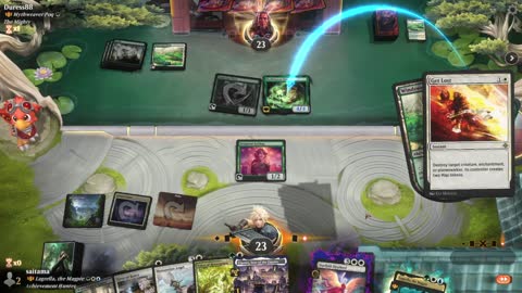 Watch MTG Arena Video Replay - Lagrella, the Magpie by saitama VS Mythweaver Poq by Duress88 - Historic Brawl