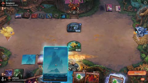 Watch MTG Arena Video Replay - Izzet Midrange by saitama VS Temur Midrange by Bengineer - Premier Draft