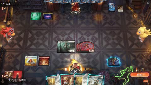 Watch MTG Arena Video Replay - Boros Aggro by CunicoliGoblin VS 5 Color Aggro by jayth - Standard Ranked