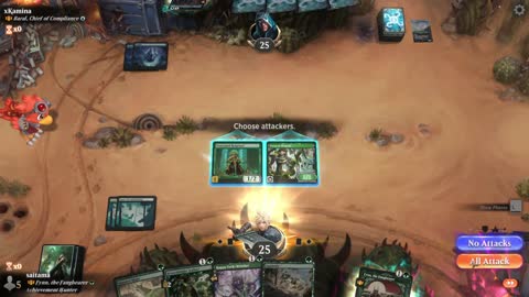 Watch MTG Arena Video Replay - Fynn, the Fangbearer by saitama VS Baral, Chief of Compliance by xKamina - Historic Brawl