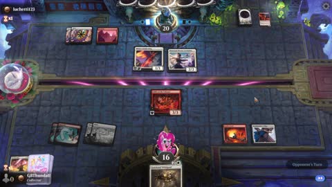 Watch MTG Arena Video Replay - Boros Midrange by GBThundaII VS Boros Aggro by luchetti123 - Quick Draft