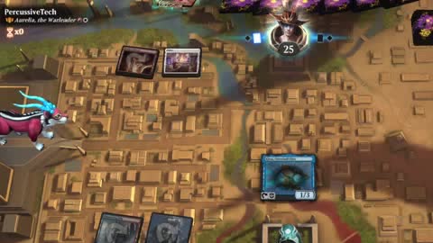 Watch MTG Arena Video Replay - Balmor, Battlemage Captain by saitama VS Aurelia, the Warleader by PercussiveTech - MWM Brawl Builder