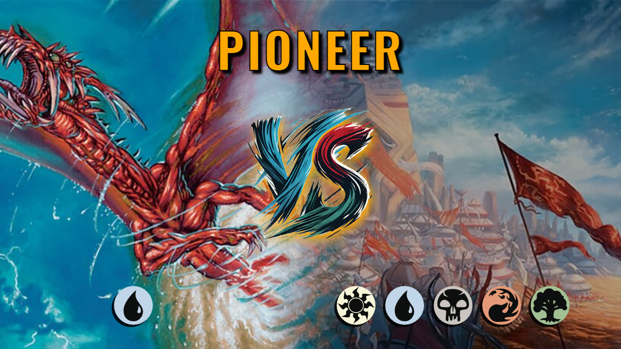 Watch MTG Arena Pioneer Video - Mono Blue Midrange by Nicole VS 5 Color Aggro by Drucifer - a897b8